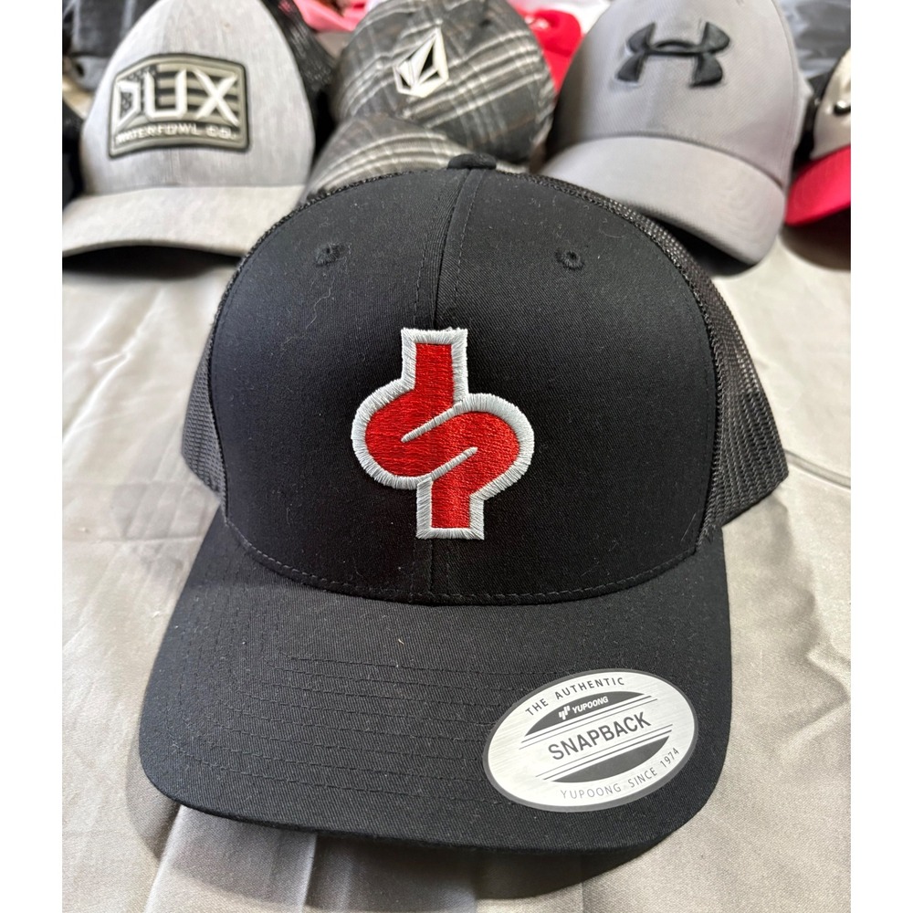 Supreme‎ Power Yupoong The Classics Trucker Hat Black Red SP Logo Snapback Cap